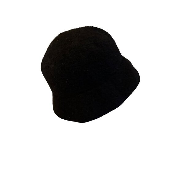 J. Crew Wool Black Bucket Hat One Size - Picture 3 of 5